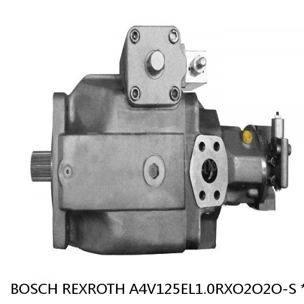 A4V125EL1.0RXO2O2O-S *G* BOSCH REXROTH A4V VARIABLE PUMPS #1 image