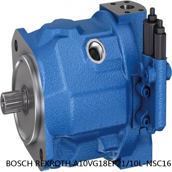 A10VG18EP21/10L-NSC16K02XEH-S BOSCH REXROTH A10VG AXIAL PISTON VARIABLE PUMP #1 image